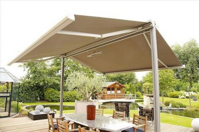 Mái che di động chữ A 04